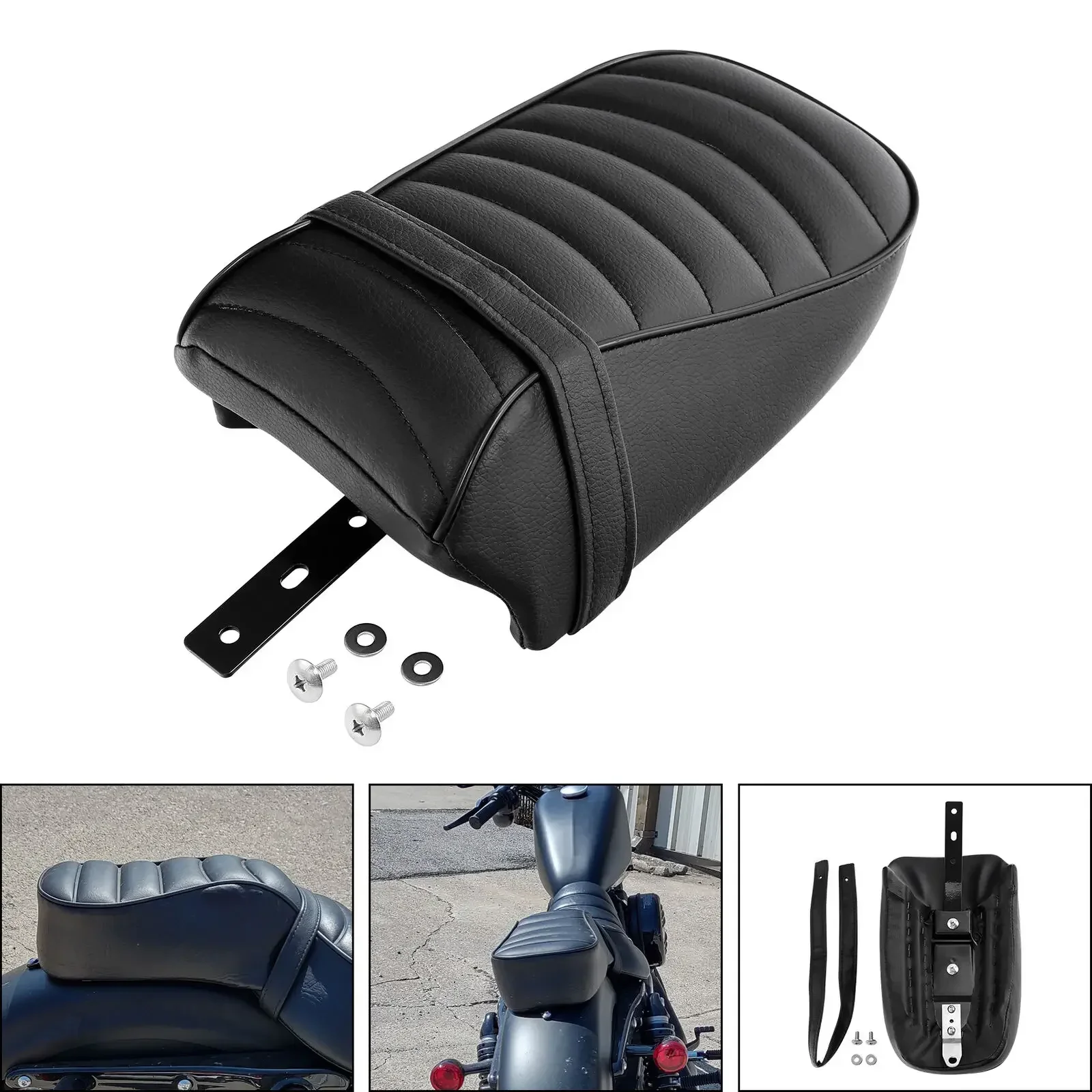 MOTO For Harley Sportster Iron 883 XL883N XL 1200 2016-2022 Rear Motorcycle Acsessories Passenger Seat Pad