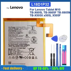 Nueva batería de repuesto para teléfono móvil L19D1P32 L18D1P32 4850mAh recargable de alta calidad para Lenovo Tab M10 TB-X505X X505L X505F