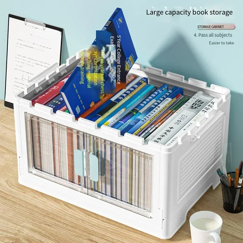 Large Capacity Camping folding Sliding storage box with lids Transparency stackable Clothes Toy Storage Bin Wardrobe Organizer