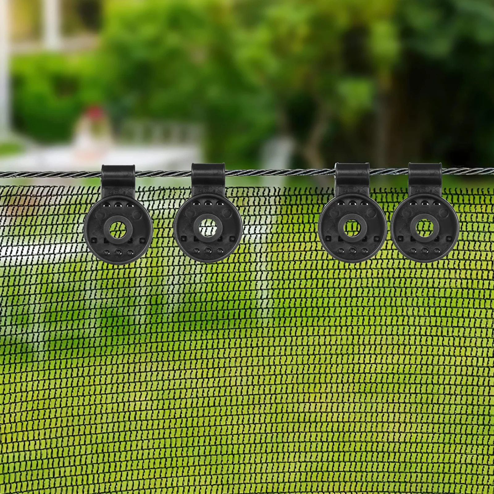 

50pcs Shade Cloth Clips Sunscreen Garden Netting Greenhouse Mesh Buckle Heavy Duty Secure Grip Weather Resistant
