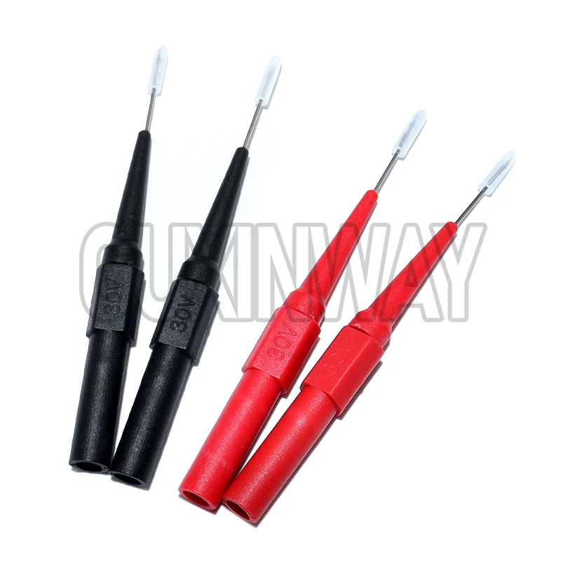 30V Car Tip Probes Diagnostic Tools Auto Multimeter Test Leads Extention Back Piercing Needle Tip Probes Mechanical Tools