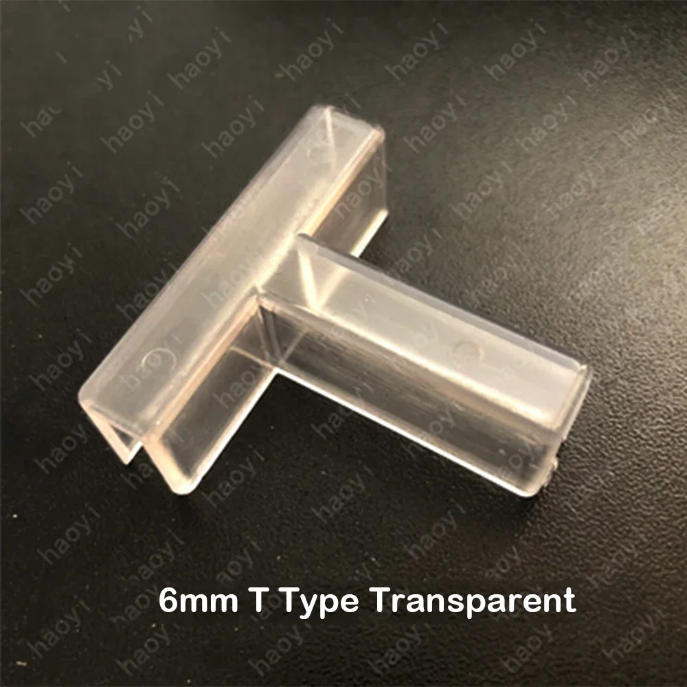 6mm I.D Acrylic Protect Horn Corner Guard L Cross T Type Protective Angle Collision Glass Aquarium Fish Tank Trilateral Cabinet