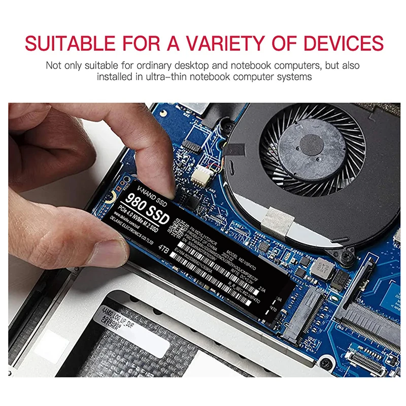 

M. 2 NVME PCIE4.0 4 ТБ 2 ТБ 1 ТБ Встроенный твердотельный накопитель Подходит для ноутбуков и настольных компьютеров