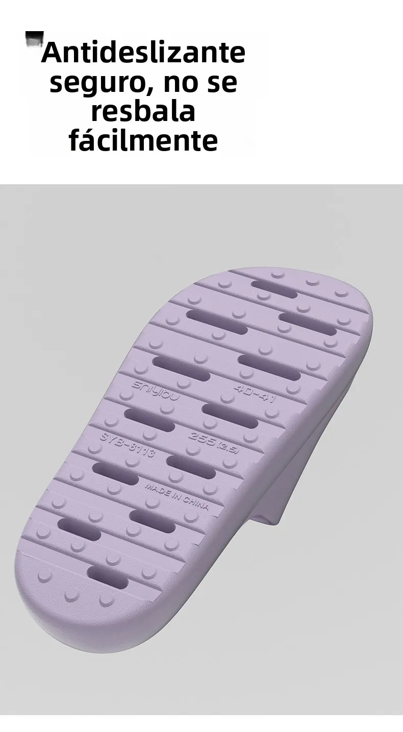 Zapatillas de baño antideslizantes EVA para el hogar, zapatos de interior de secado rápido, nuevo estilo de verano para hombr...