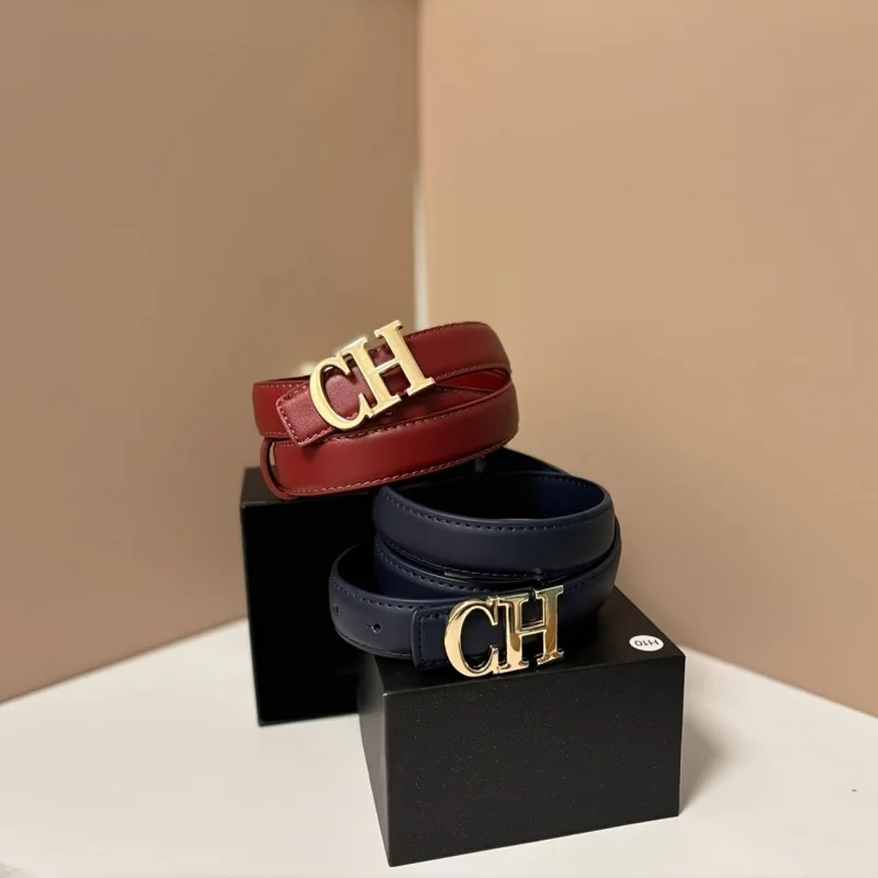 إبزيم متعدد الوظائف بلون سادة للسيدات والرجال - مناسب للجينز والسراويل الفستانية، طراز كاجوال ورجعي، التخسيس