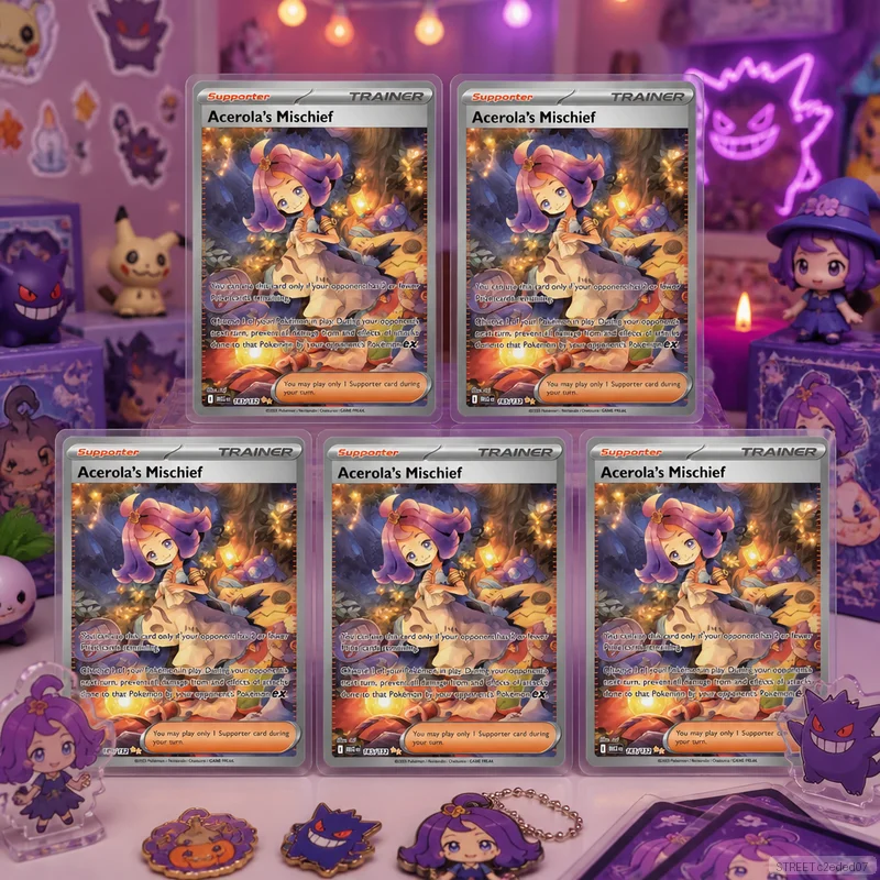 Acerola's Mischief 183/132 en DIY  Collection Cards Self Made Single Card Classic Game Anime Card Gift Toy 5PCS 10PCS Set