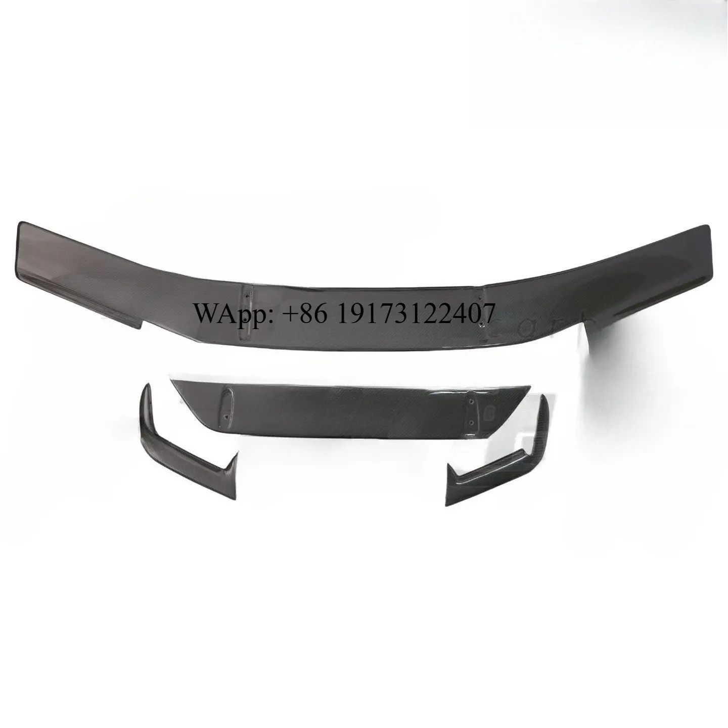 High Quality N Style Carbon Fiber Rear Spoiler Wing Rear Wing Car Parts for Huracan LP610/LP580
