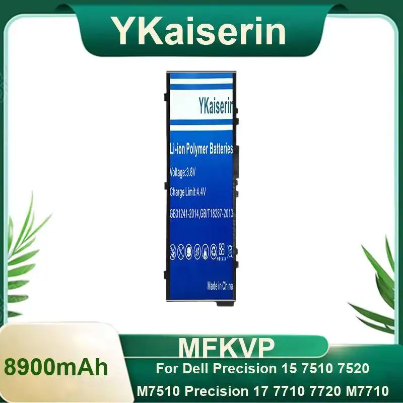 Stable Power Supply 8900mAh For Dell Precision 15 7510 7520 M7510 Precision 17 7710 7720 M7710 Laptop Battery Mfkvp