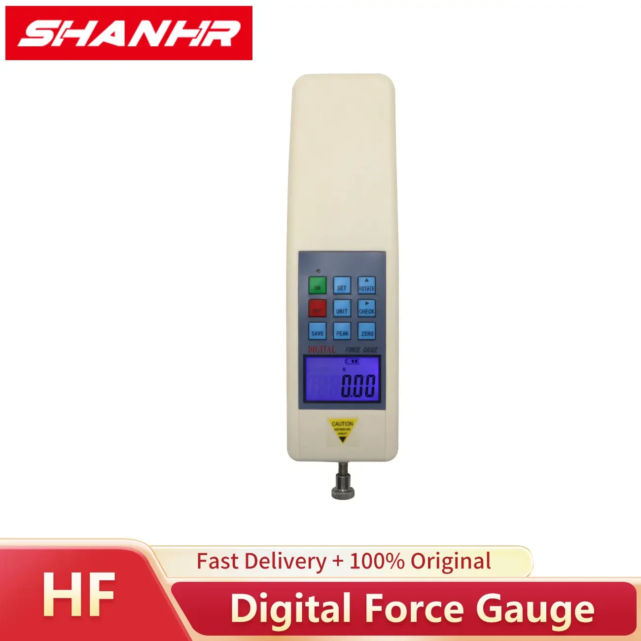 SHANHR Portable Push Pull Force Gauge Ynamometer Measuring Instrurments HF Dgital Force Gauge With RS232 Data Output