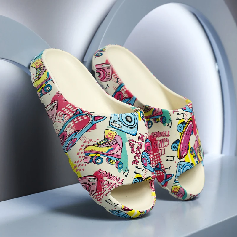 

Мужские и женские сандалии-шлепанцы, современный минималистичный дизайн, легкие, удобные, противоскользящие, износостойкие, для дома, пляжа, путешествий