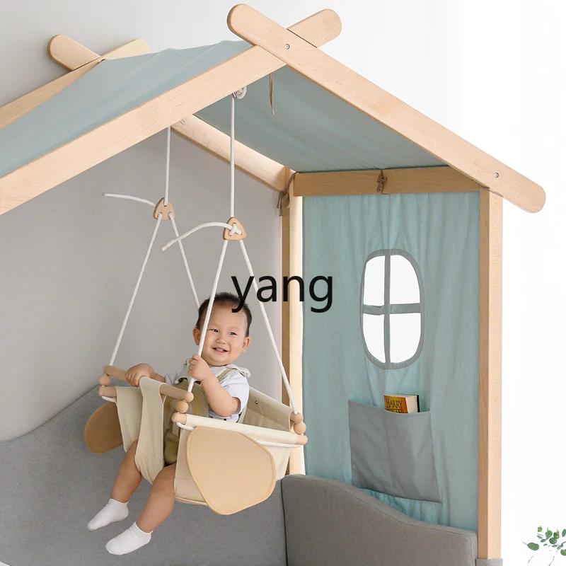 CX FEWOO Columpio de cama para niños, columpio doméstico, planeador de tela pequeño