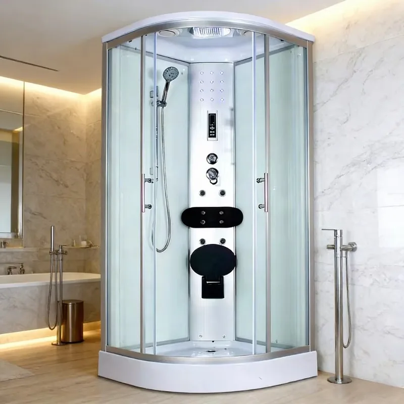Modern Design Full Bathroom Shower Cabin 5mm Tempered Glass With Sliding Open Style For Home Hotel Indoor Use