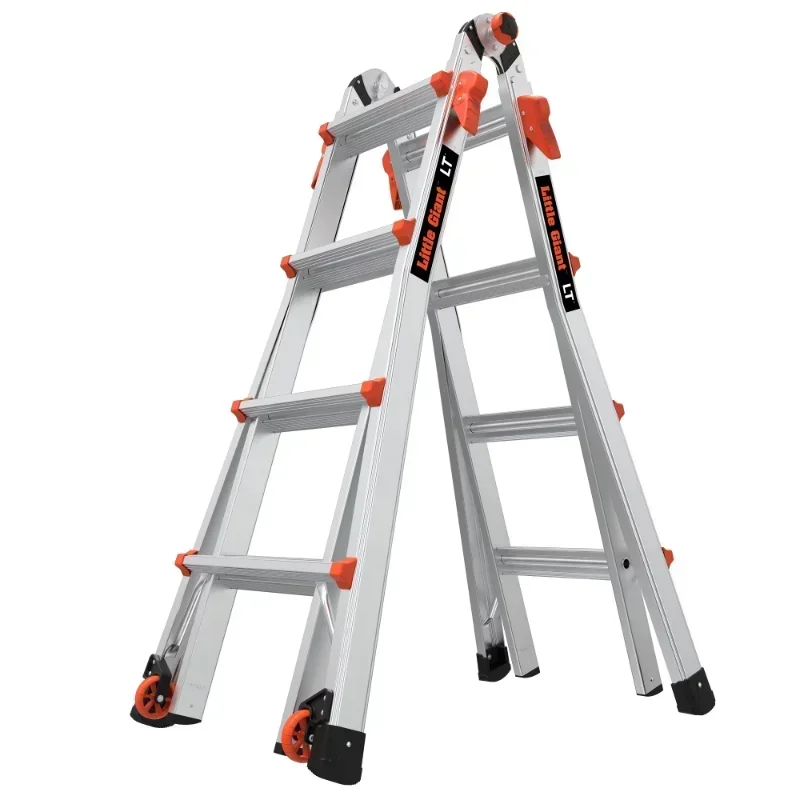 

Little Giant LT M17 Aluminum Multi-Use Ladder with Wheels, Type 1A - 300 lbs. Rated