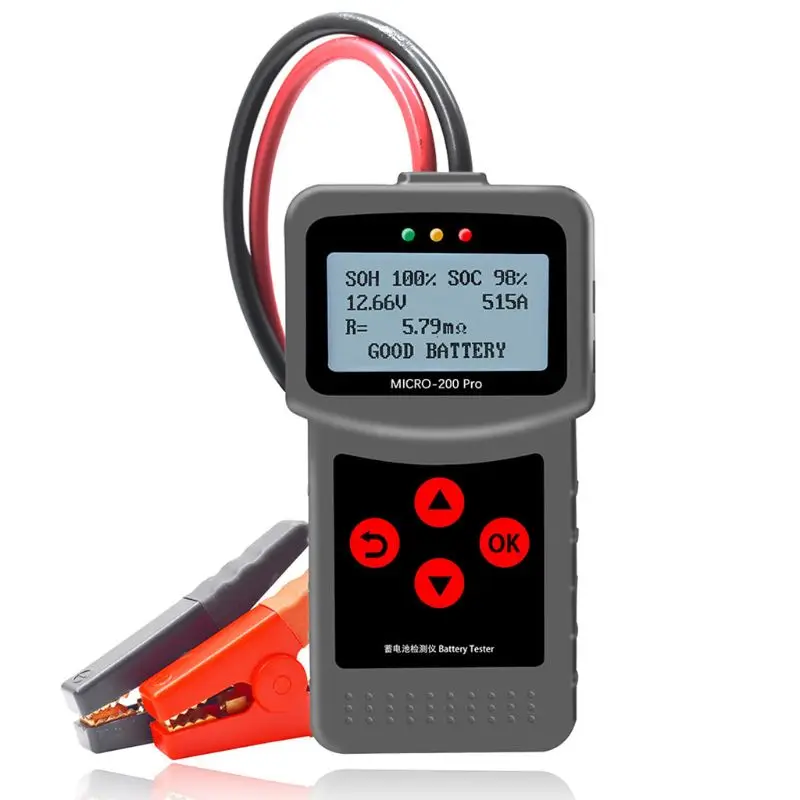 MICRO-200PRO Automobile Battery Tester Capacity Digital Car Load Discharge System Analyzer Auto Truck Motorcycle Automotivo Repa