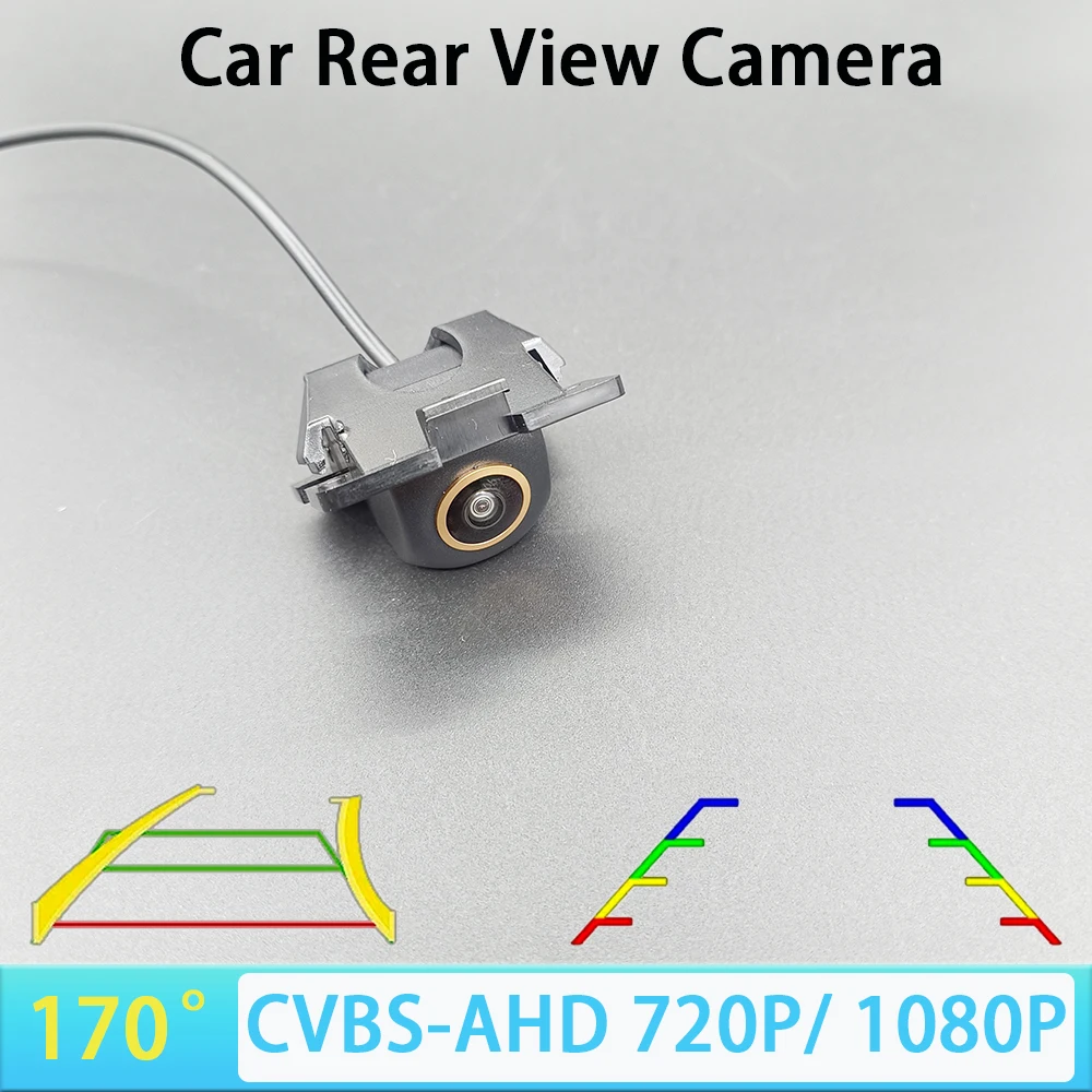 170 Degree AHD 1080P CVBS Car Rear View Reverse Backup Camera for Mitsubishi Outlander XL GT Airtrek 2006-2013 Car Track/Ruler