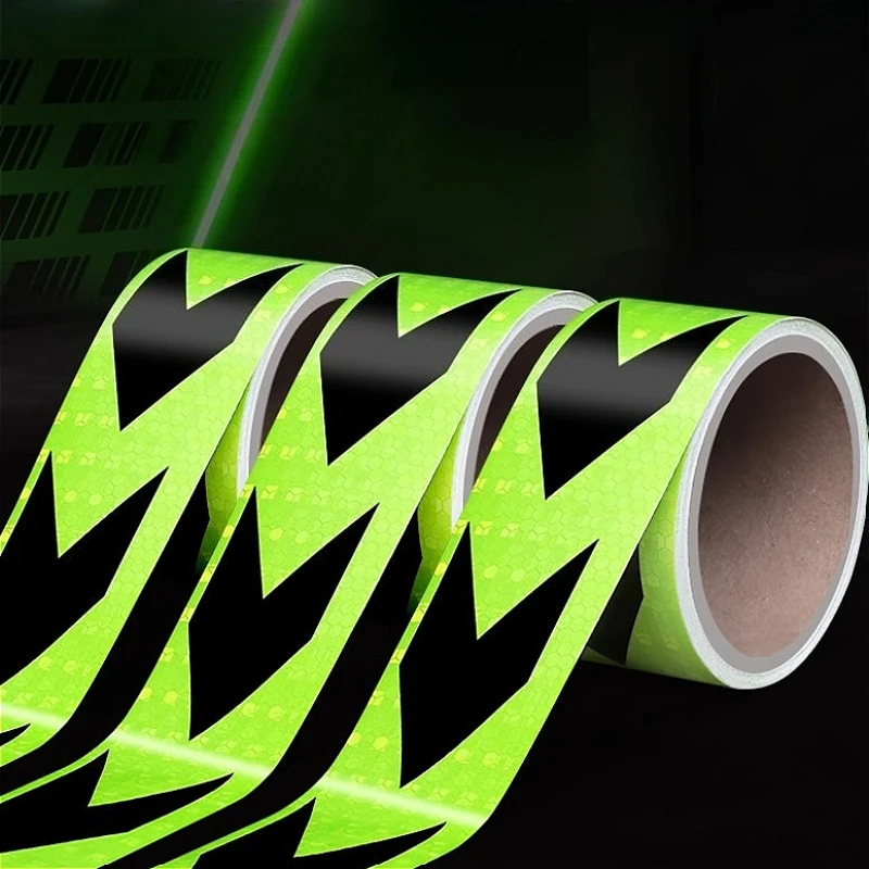 Safety Warning Sticker Glow Tape Car Reflective Tape Traffic Reflector Tape Anti Slip Traction Sticker Non-slip Tape for Stairs