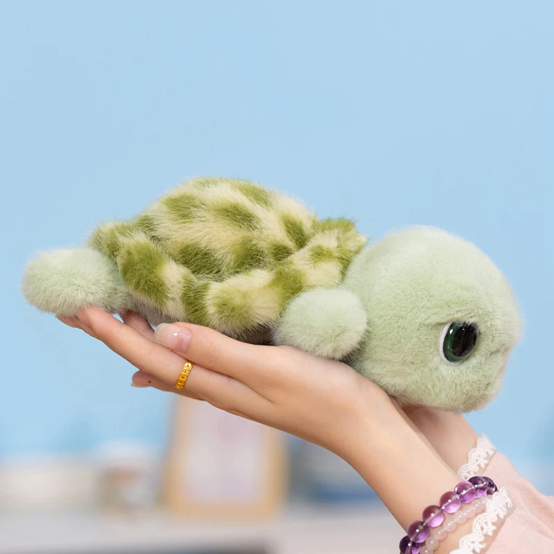 23CM Cute Big Eyes Tortoise Plush Toy Soft Comfortable Fabric Turtle Sea Animal Nice Gifts Birthday Christmas Presents