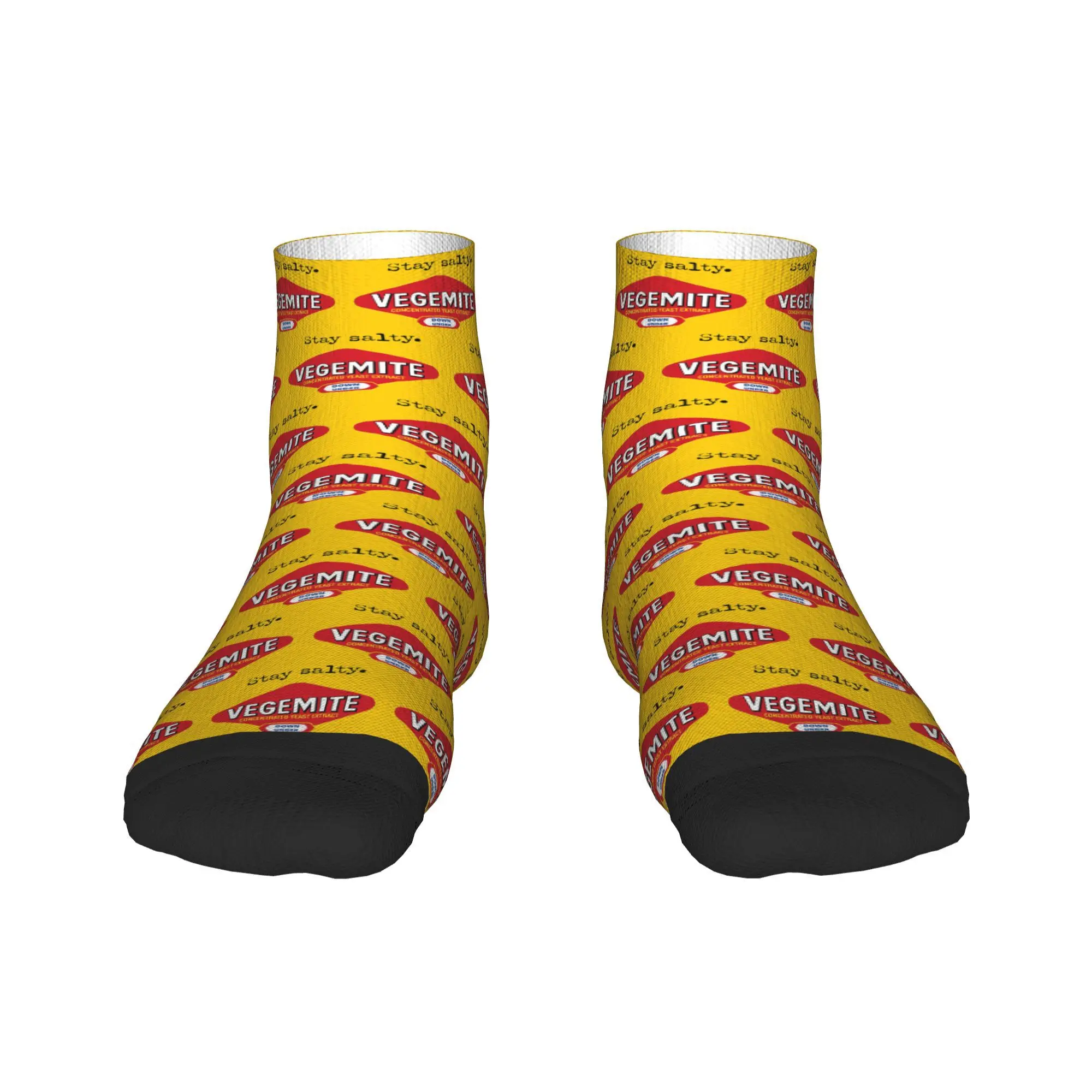 

Носки Stay Salty Vegemite, супер мягкие чулки в стиле Харадзюку, всесезонные носки, аксессуары для подарка на день рождения унисекс