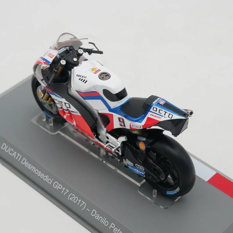 1:18 Scale Diecast Alloy Moto GP 2017 Ducati GP17 Danilo Petrucci Toys Cars Model Classics Adult Souvenir Gifts Static Display