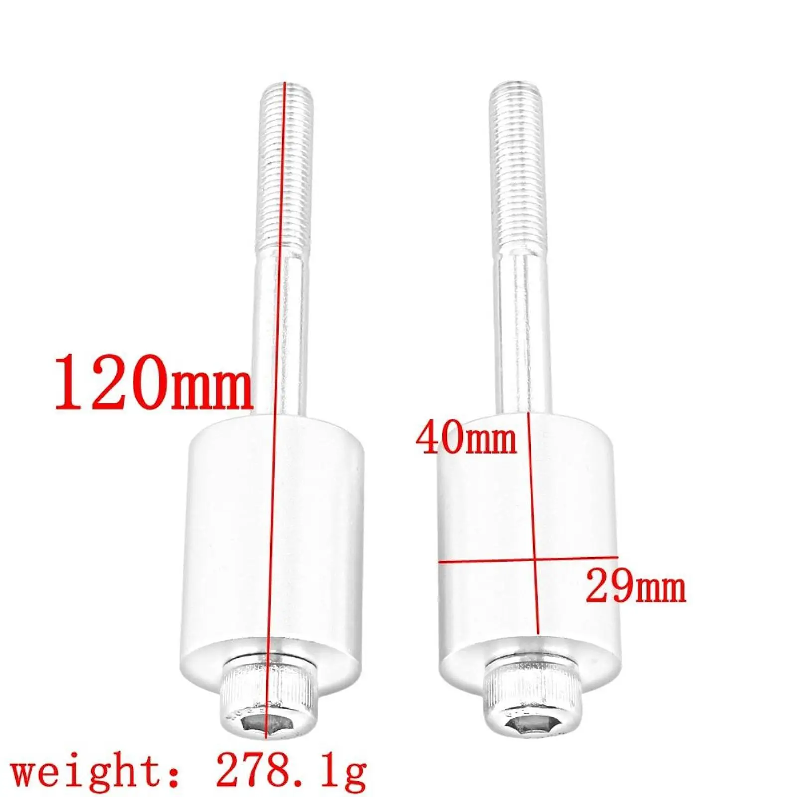Motorcycle Spacers Parts Aluminum Alloy Practical Wear Resistant Easy to Use