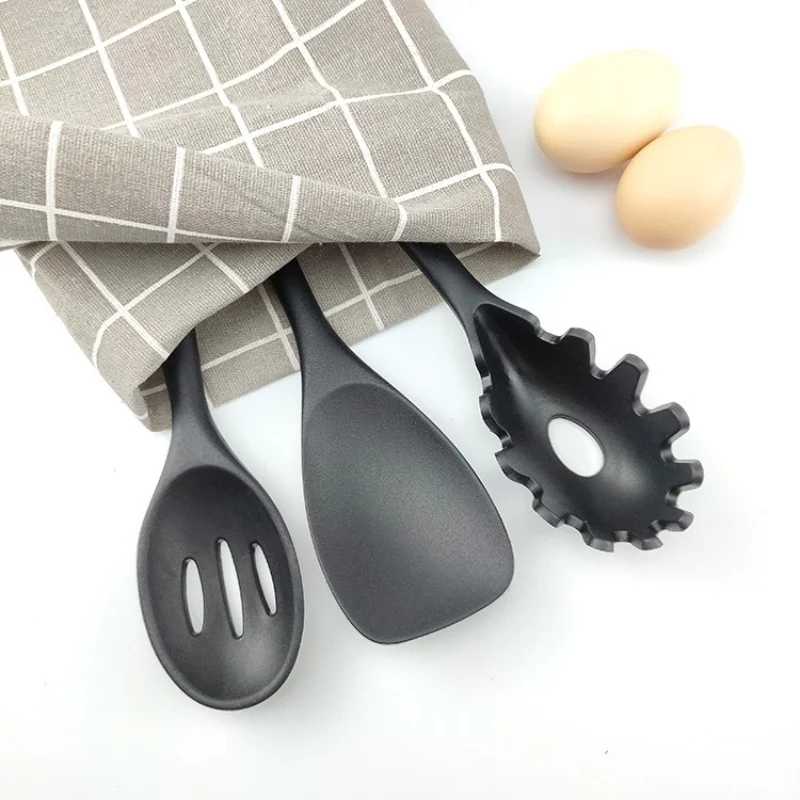 Silicone Kitchenware Set of 10 Non Stick Pot Cooking Spoon Set with High Temperature Resistant Silicone Kitchenware