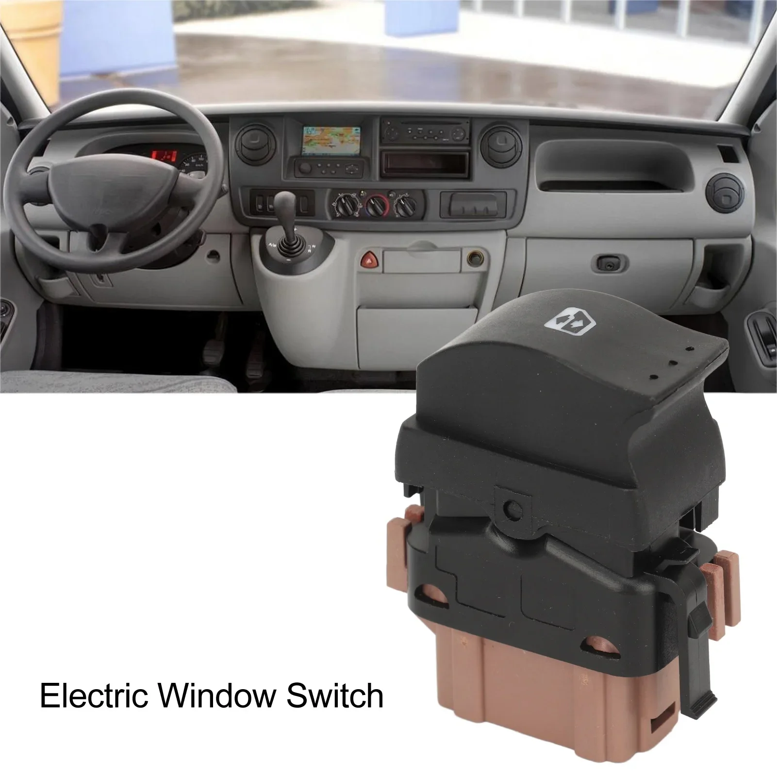 Right Front Electric Window Switch 8200057321 Sensitive Response Electric Window Lift Switch For Master 2003 To 2010