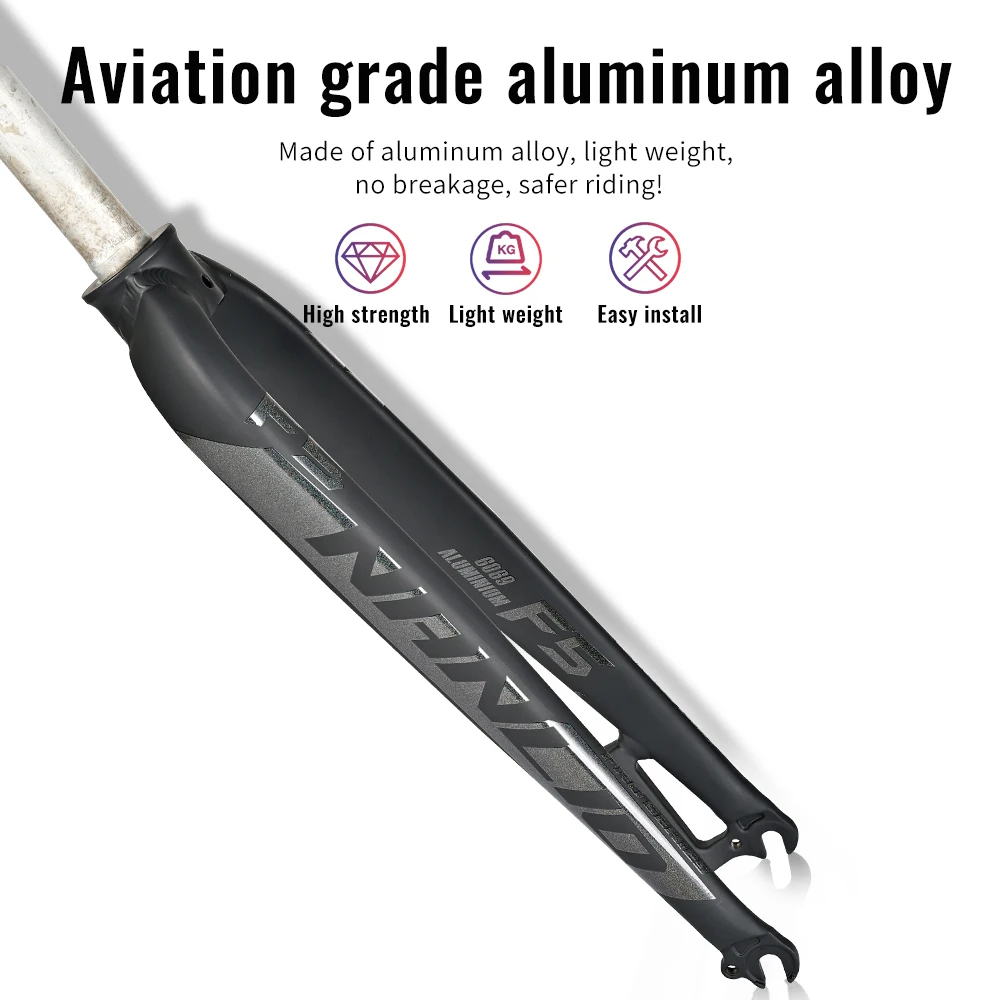 F5 Black 28.6mm MTB Fork 26/27.5/29 Inch Alloy