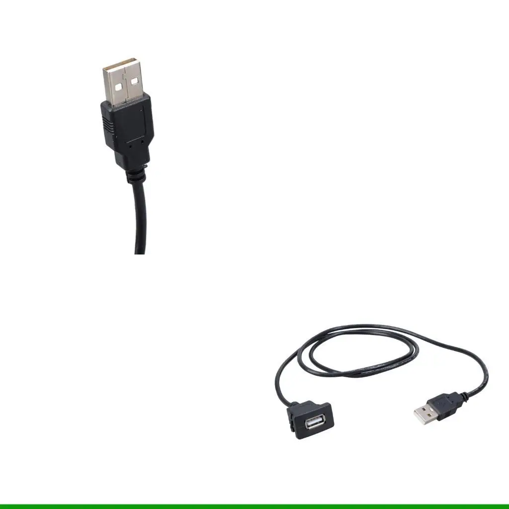 U55C USB2.0 تمديد كابل مربع كليب قفل آلية 1 متر سلك شحن مزامنة البيانات #1
