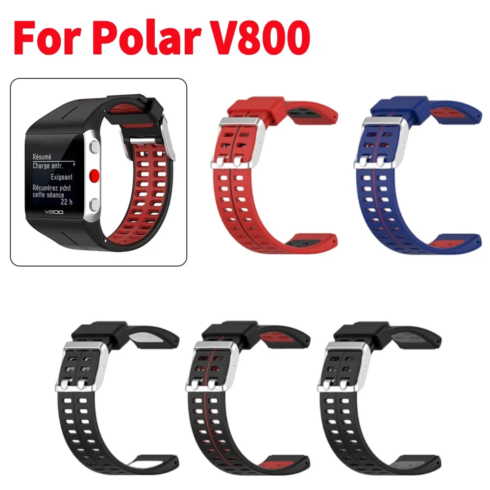 

Silicone Sport Strap For Polar V800 Smart Watch Band Strap Bracelet Replacement Accessories for Polar V800 Wristband