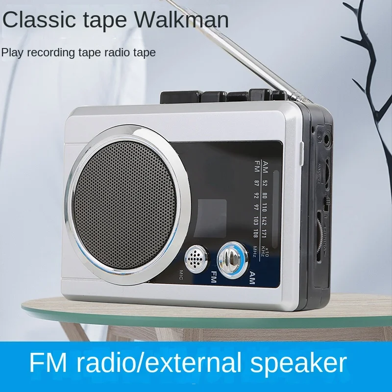 Tape Walkman Player Cassette Machine Recording Radio External Playback Automatic Translation with English Learning