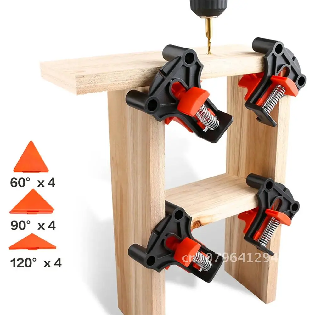 1PC 60/90/120 Degree Right Angle Clamp Mitre Clamps Corner Clamp Picture Holder Woodwork Right Angle Clamp woodworking tool