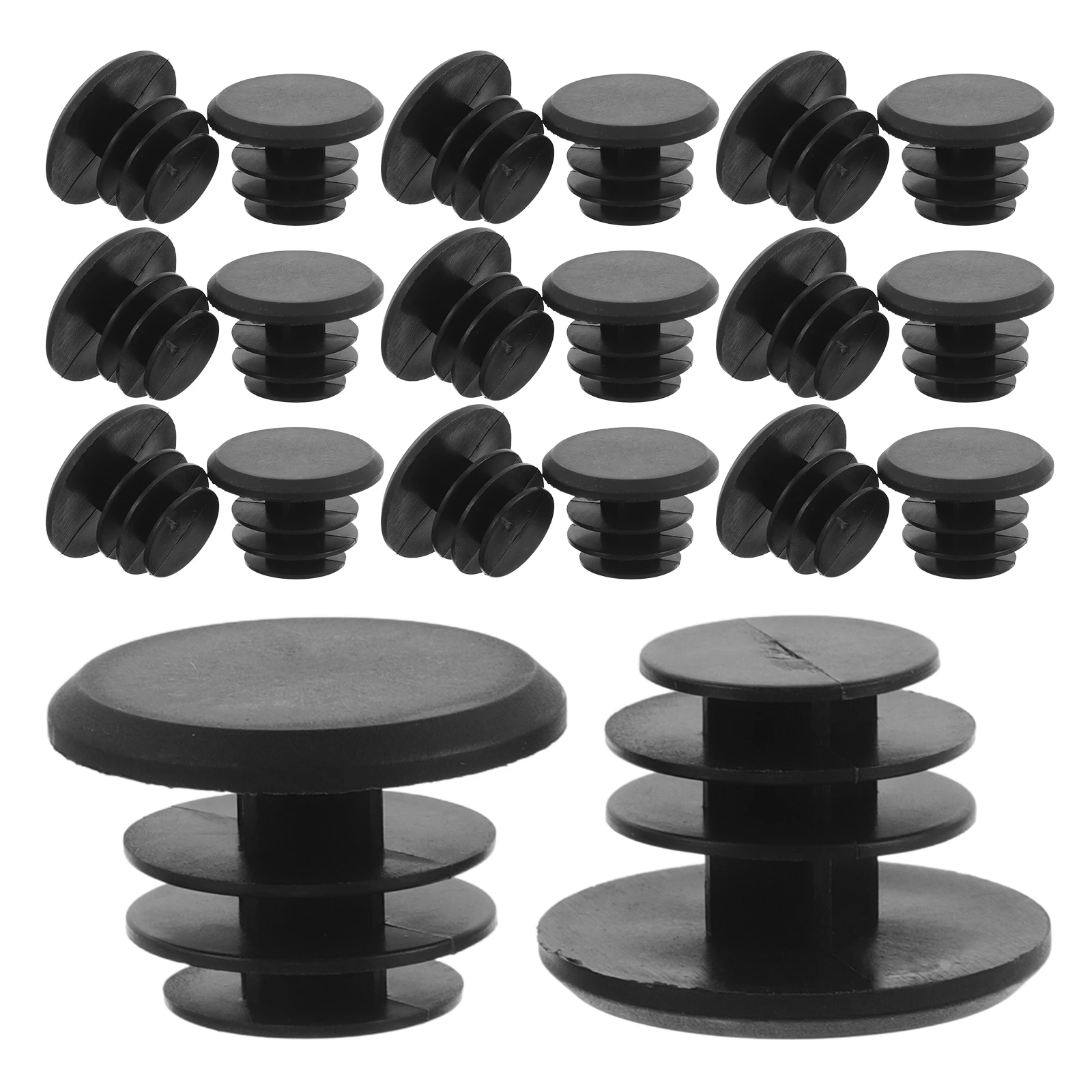 

40 Pcs Bicycle Grip Bike Handle Bar End Caps Handlebar Plugs Ends