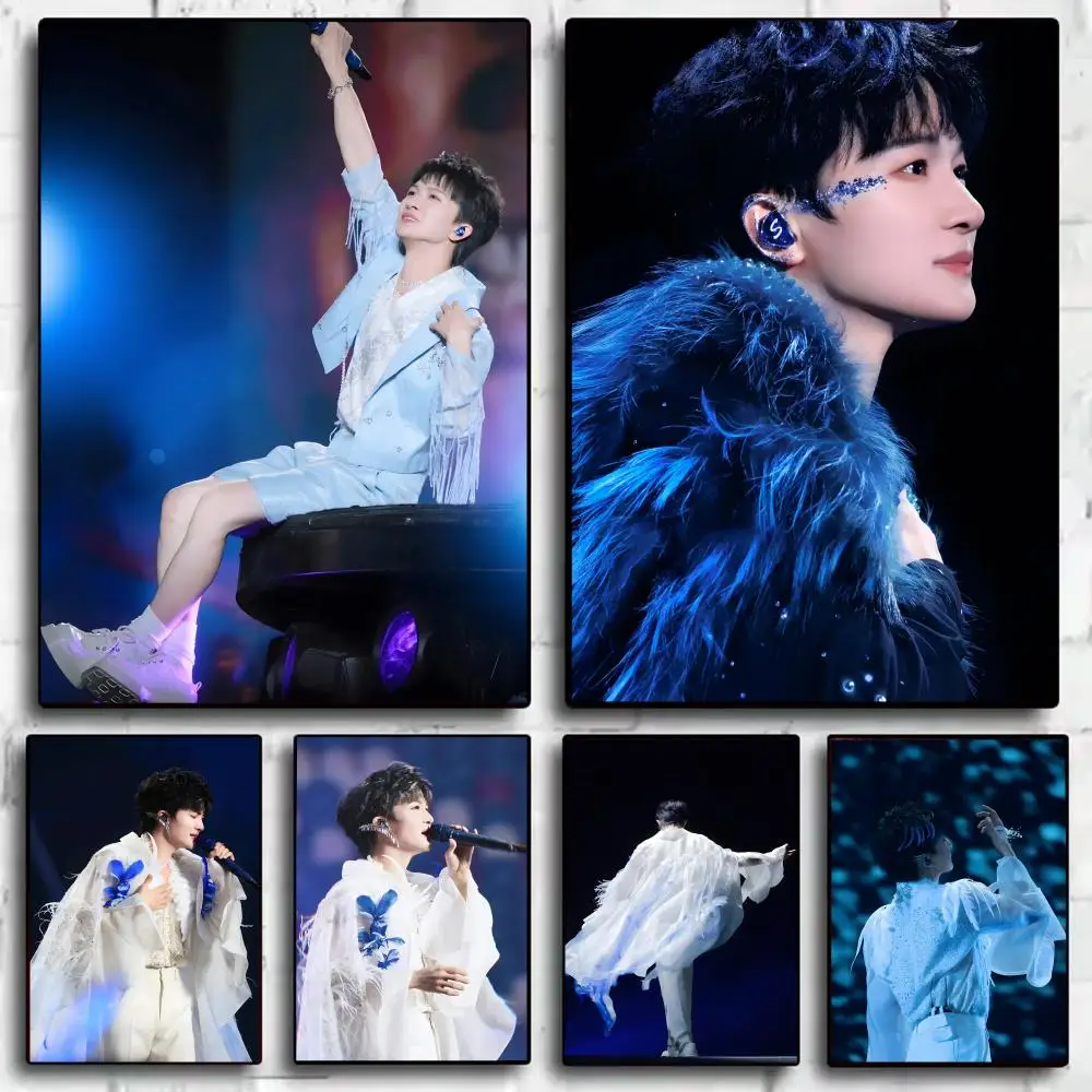 

Singer C-CharlieS Painting Calligraphy Canvas Poster Waterproof HD Vintage Wall Art for Bedroom Living Room Home Decor Gift