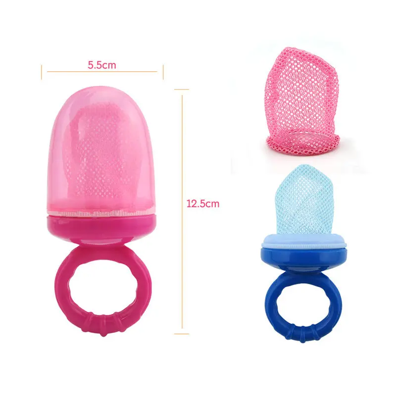 Baby Pacifier Fresh Food Nibbler Feeder Newborn Safety Feeding Nipple Mesh Bag Infant Chew Fruits Vegetables Chupeta Soother