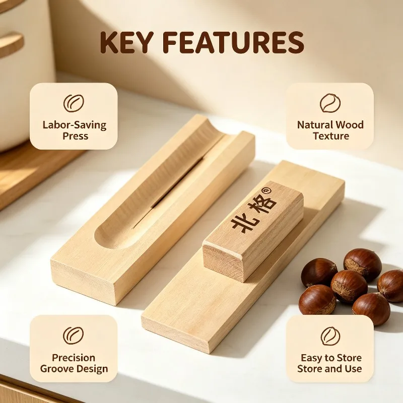 Stainless Steel Chestnut Opener Cutter Tool Cross Cut Chestnut Slicer Peeler Kitchen Opener for Almonds Dried Fruits