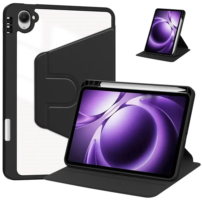 For Xiaomi Redmi K Pad 8.8 inch 2025 RedmiPad 2 SE 11 8.7 Clear Acrylic Case For Xiaomi Pad 7S Pro 12.5 7 11.2 6 11 Stand Cover