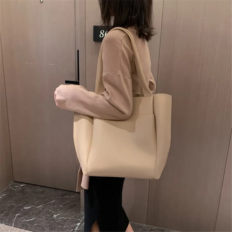 Hot Women\'s Bag Large Capacity Shoulder Bags High Quality PU Leather Handbags and Purse Female Retro Tote Bags sac a main femme