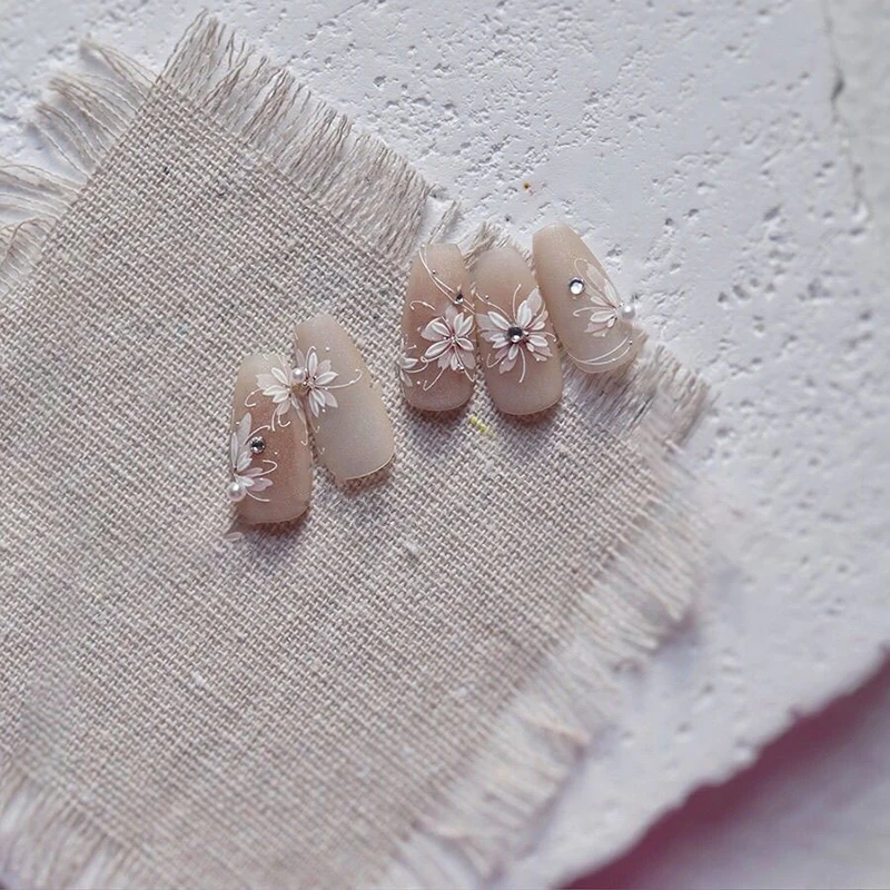 حار 1 ورقة 5D تنقش اليد رسم فراشة مسمار ملصقا ذاتية اللصق الشارات اضغط على الأظافر DIY بها بنفسك مسمار الفن اكسسوارات الديكور