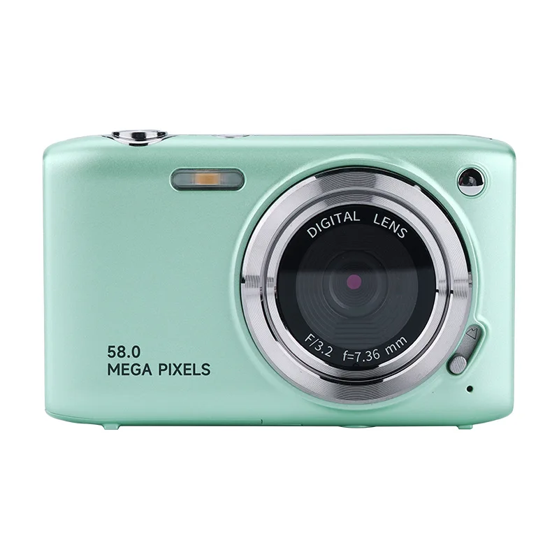 Kamera Digital HD 58 Megapiksel Layar 2,88 Inci untuk Pelajar, Tingkat Pemula, Multi-Warna, CCD, Kamera Digital Portabel Terjangkau