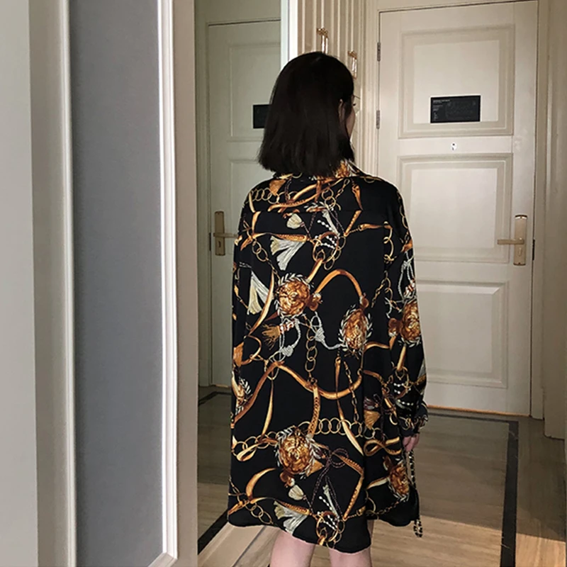 Camicette in chiffon da donna oversize camicie casual da donna larghe vestono top a maniche lunghe primavera estate Blusas Mujer