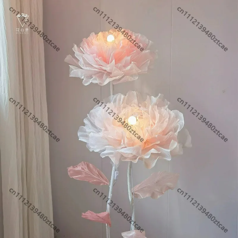 Electric Flower Opening Closing Device Luminous Artificial Flower Automatic Blossom Mechanical Decor Prop 4
