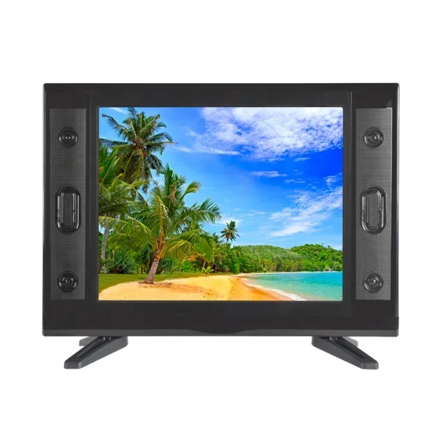 Popular Small TV portable 19 inch high-definition television DC 12V. Battery 12V. Solar 12 volts. Ship's 12V TV