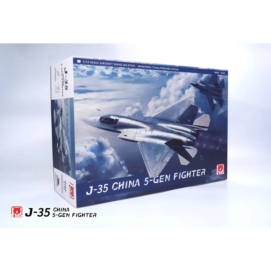 J-35 & J-35A Twin Set Chinese 5th Gen Fighter Model Kit` UMa Model D7001 1/72