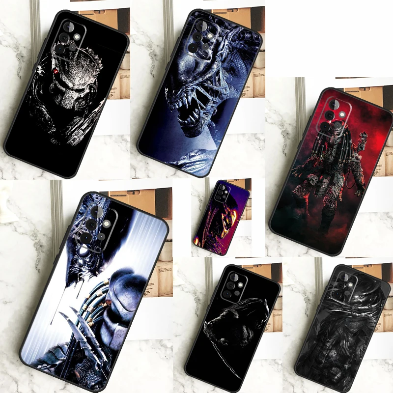 Alien Predator Case For Samsung Galaxy A53 A33 A23 A13 A15 A25 A35 A55 A54 A34 A14 A51 A12 A32 A52 Cover