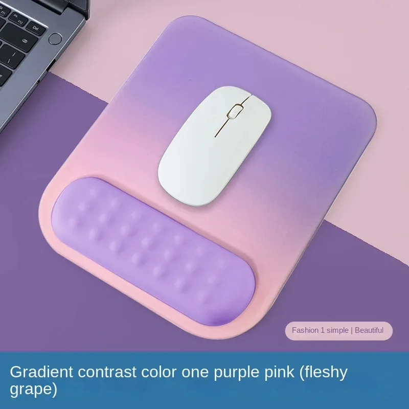 

Minimalist Style Ergonomics Anti-Slip Silicone Mouse Pad Wrist Support Memory Foam Wrist Rest For PC Laptop Accessories Office