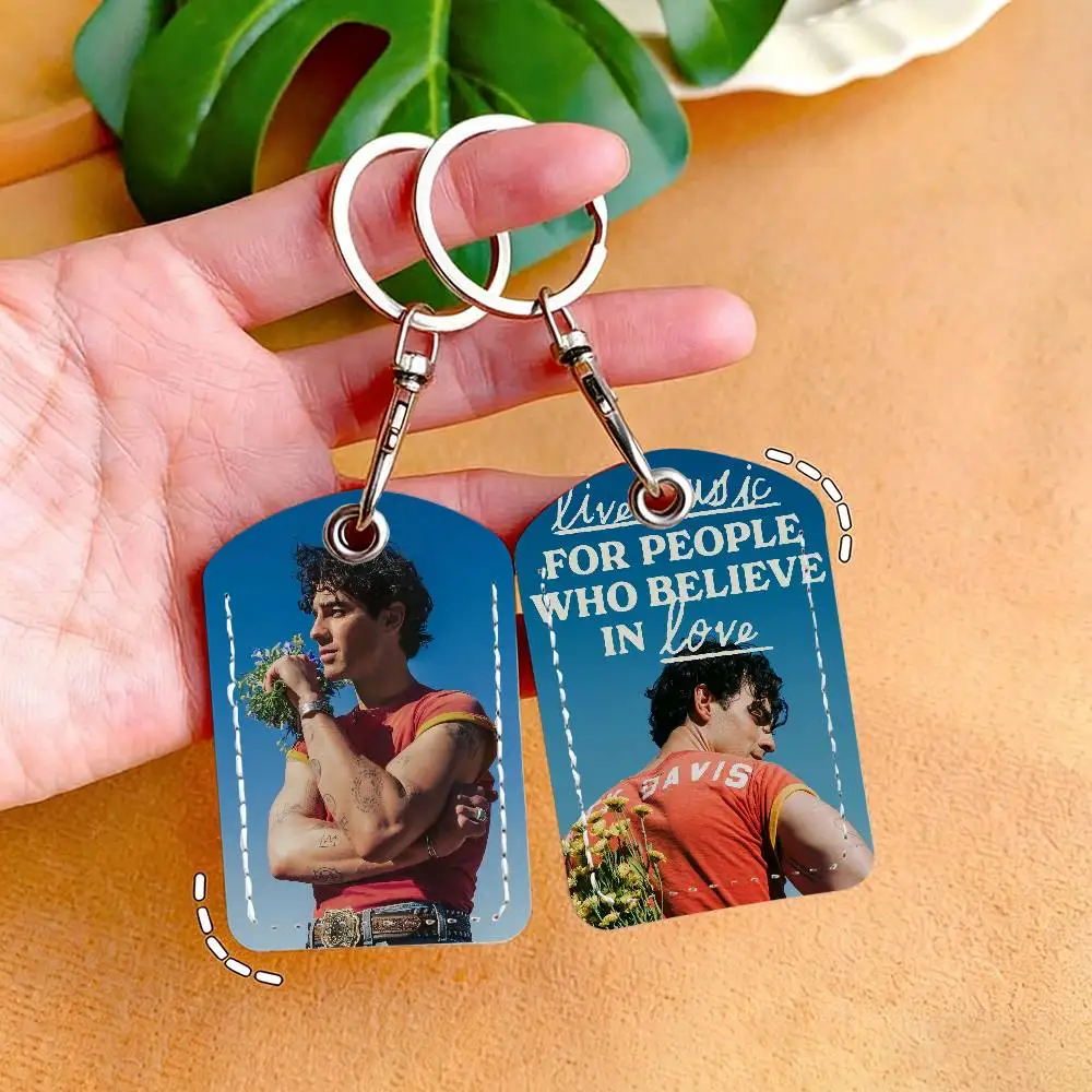 Singer J-Joe J-Jonas-S Card Holder With Keychain Executive Protection For Bank Credit Subway Bus Case