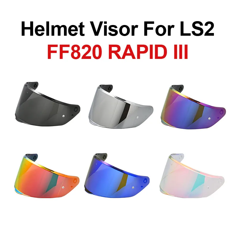 Visor For LS2 FF820 RAPID III Motorcycle Replacement Helmet Lens Shield Fits M-XXL Motorcycle Accessories