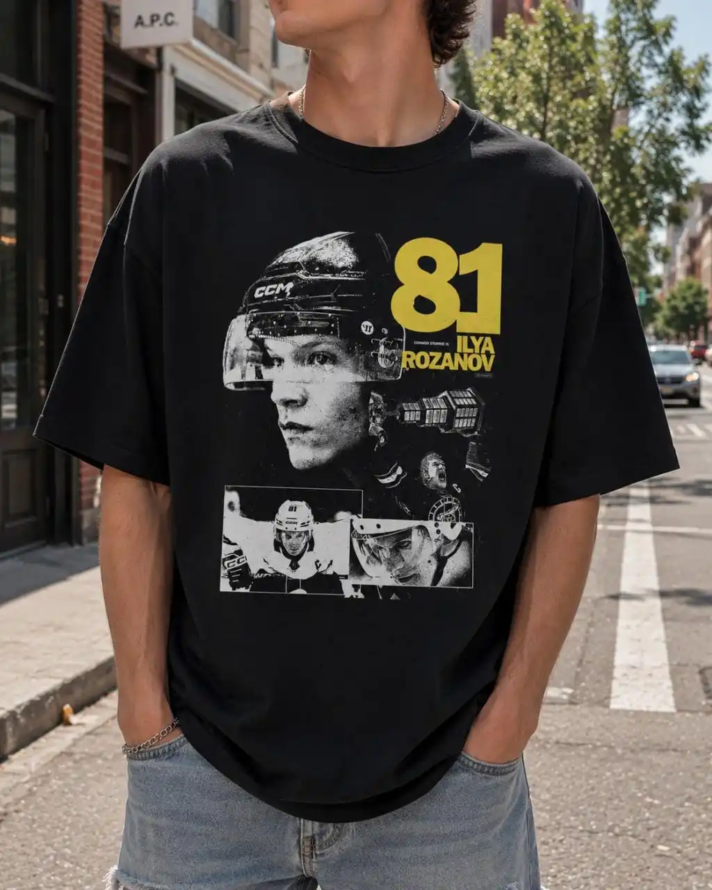 Ilya Rozanov Shirt, Connor Storrie Is Ilya Rozanov Tee, Hockey Graphic T-Shirt, Vintage Ice Hockey Shirt,  Retro Sports Tee