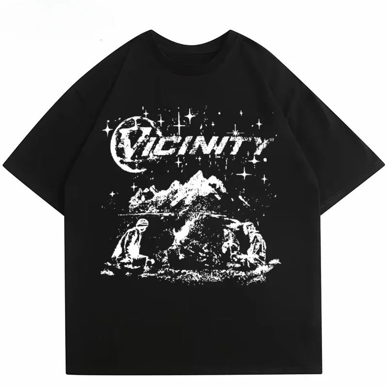 

Уличная одежда в стиле Харадзюку в стиле хип-хоп camiseta masculina y2k ретро оверсайз манга curta impressa camiseta moda algodão retro estética