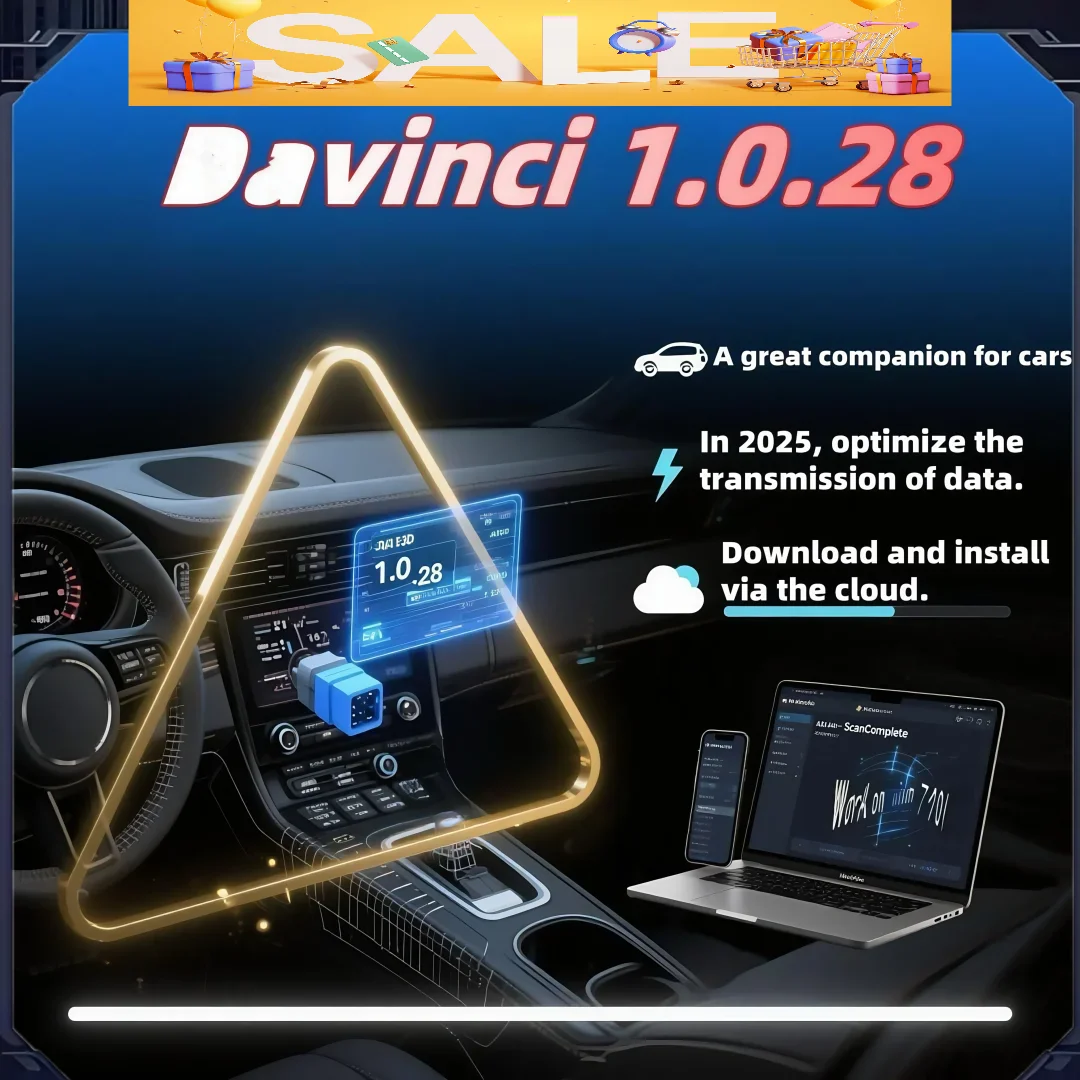 2025 New latest version hotselling davinci 1.0.28 Software Support Win 7/10/11 davinci 1.0.30 Work on KESS/KTAG 3 sold